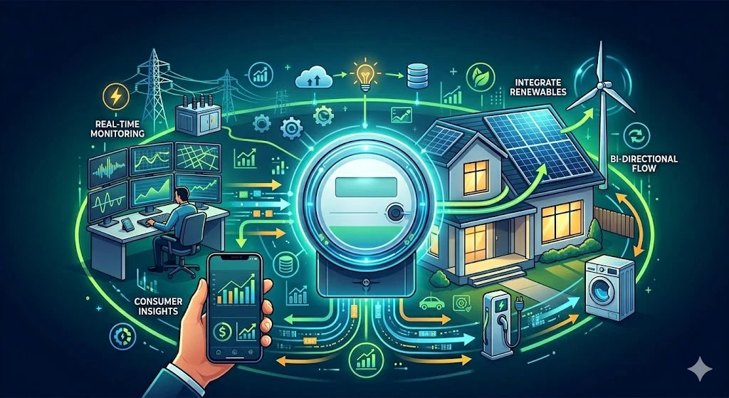 Automated Smart Meters: The New-Gen System of Electricity Regulation